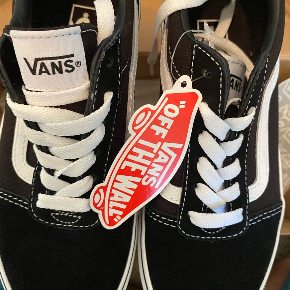 Black and White Vans Brand New with Tags
